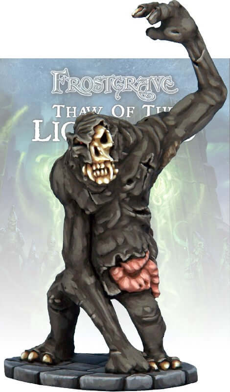 Zombie Snow Troll Frostgrave 28mm Fantasy miniatures Great for Dungeons & Dragons