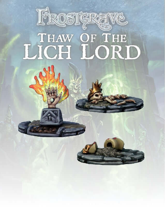 Lich Lord Treasure Tokens Frostgrave 28mm Fantasy miniatures Great for Dungeons & Dragons