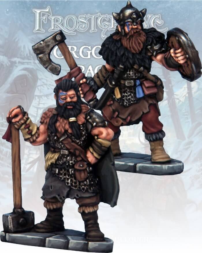 Barbarian Knight & Templar Frostgrave 28mm Fantasy miniatures Great for Dungeons & Dragons