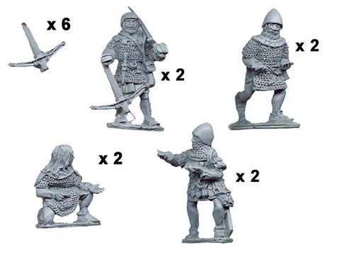 Crossbowmen: 100 Year War Crusader Miniatures