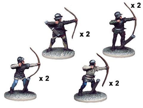 Crusader Miniatures Wars of the Roses Armoured Longbowmen
