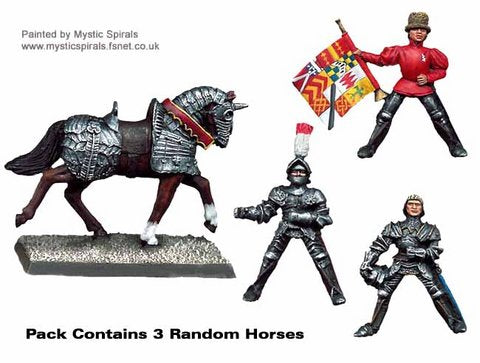 Mounted Men-at-Arms Command: Crusader Miniatures