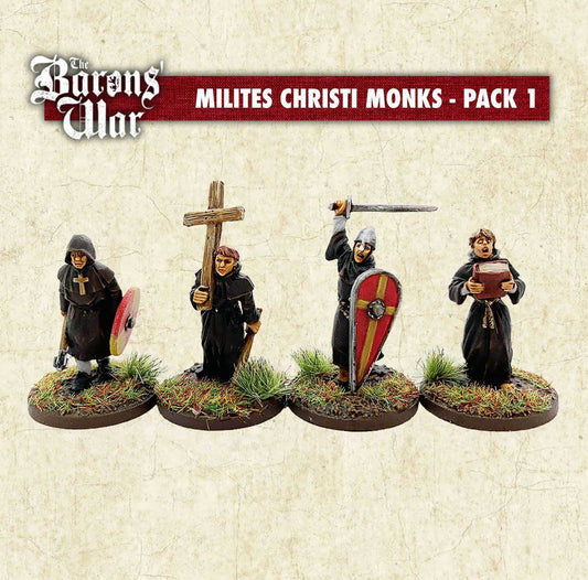 Milites Christi Monks 1 Footsore medieval historical miniatures