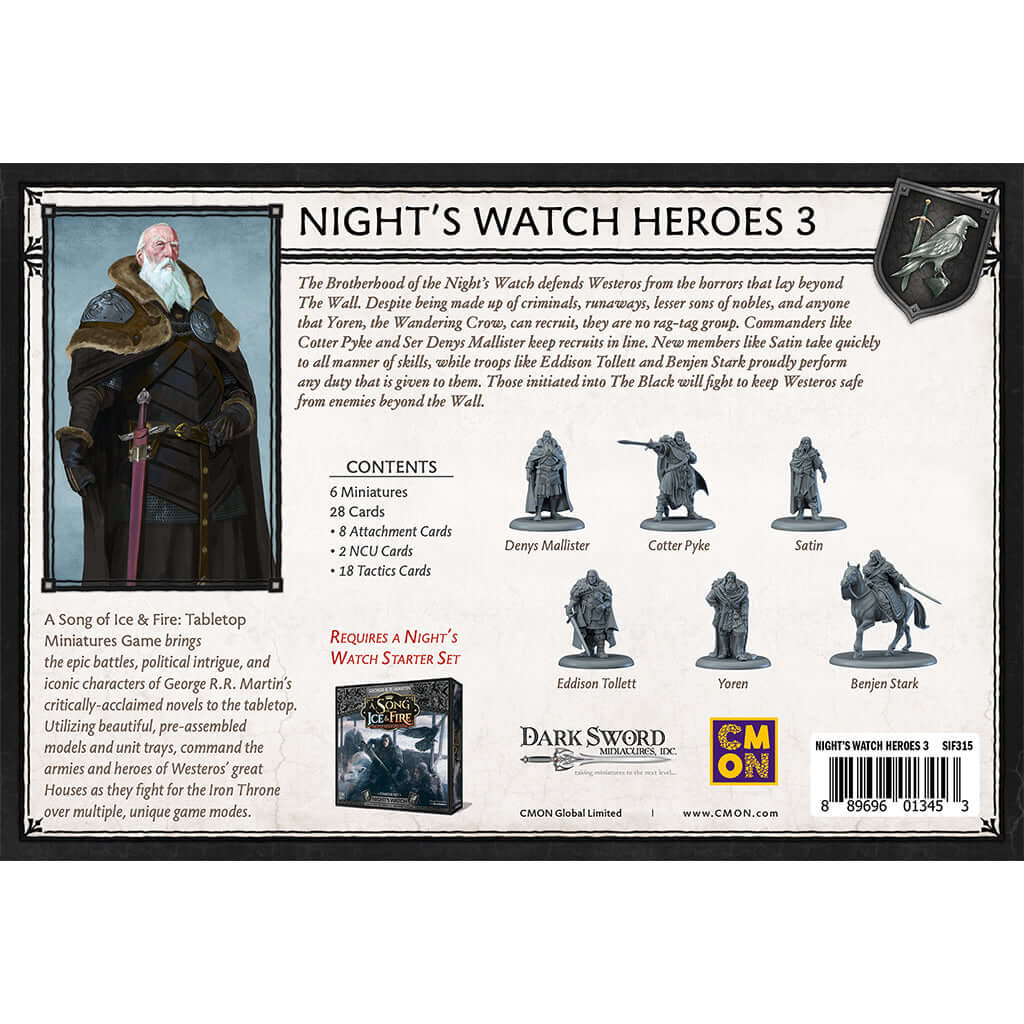 A SONG OF ICE & FIRE: NIGHT'S WATCH HEROES 3: MAY 27TH