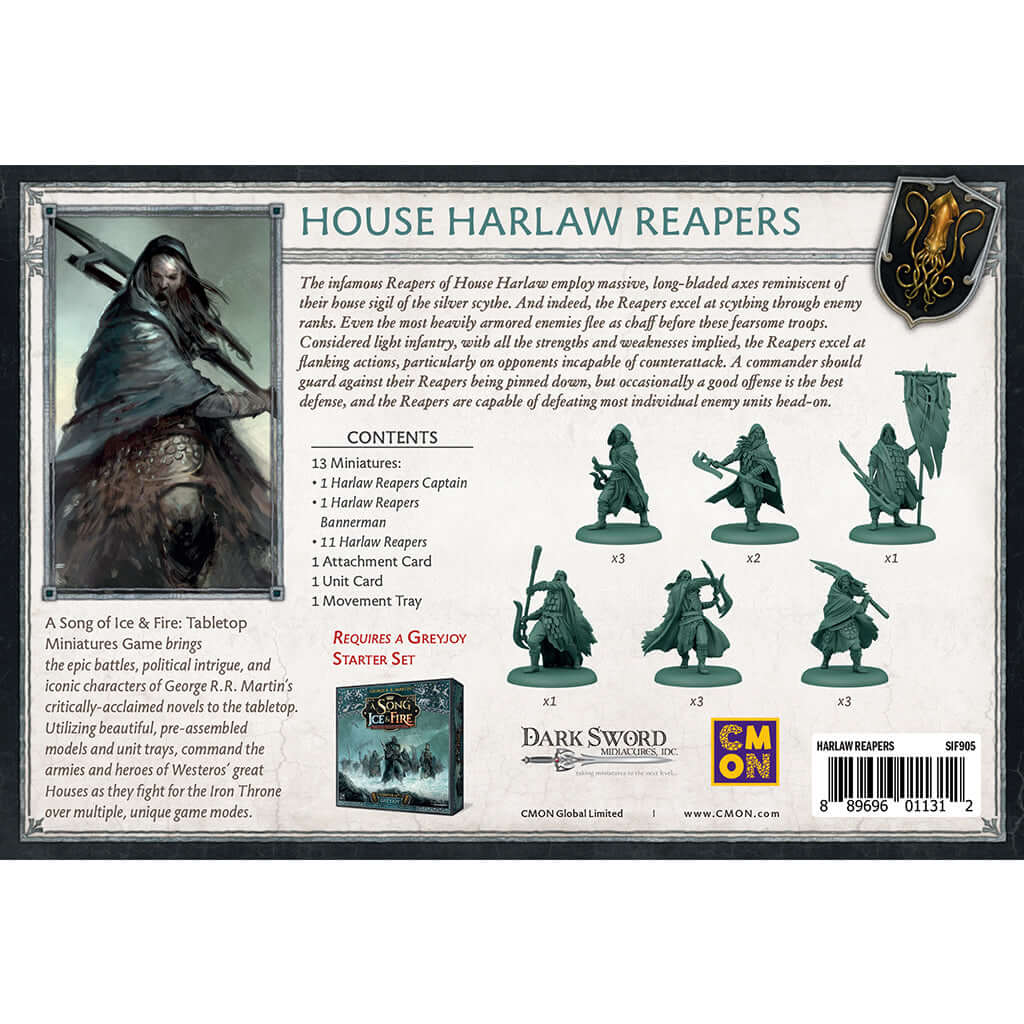 A SONG OF ICE AND FIRE: HOUSE HARLAW REAPERS