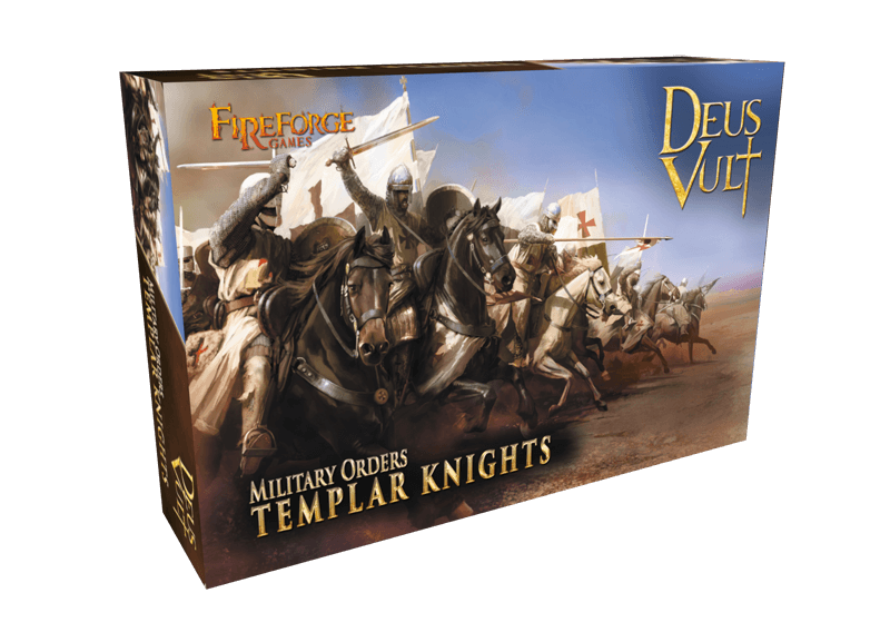 Templar Knights Cavalry Fireforge miniatures