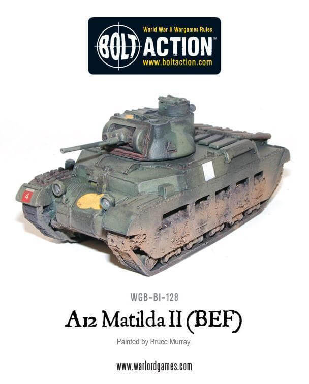 A12 Matilda II (BEF) infantry tank Bolt Action