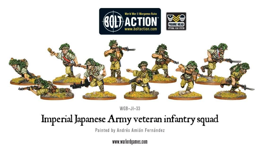 Imperial Japanese Army Veteran Infantry Squad Bolt Action