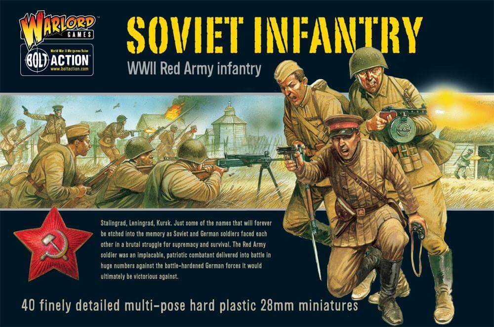 Soviet Infantry plastic box set Bolt Action