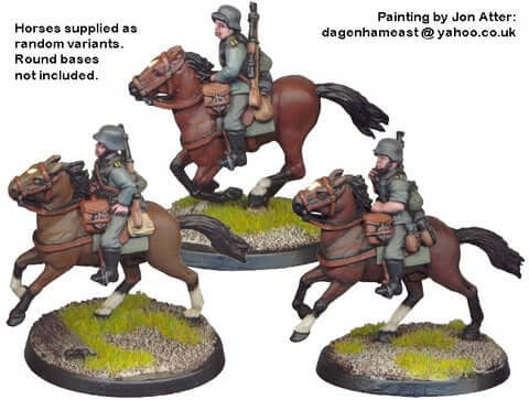 German Cavalry Crusader Miniatures